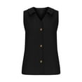 thumbnail image 5 of Aofany Plus Size Tank Tops for Women Summer Sleeveless Shirts V Neck Button Down Blouse, 5 of 7