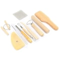 thumbnail image 3 of Kit de herramientas para tallar, 10 piezas de herramientas de arcilla para cerámica, cuchillo para tallar, herramienta para tallar arcilla, logra más, 3 of 10