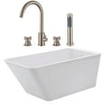 thumbnail image 2 of Hannah 67 Inch Acrylic Contemporary Freestanding Bathtub Package, 2 of 2