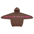 thumbnail image 6 of Girls Hoodies Letter Print Loose Pullover Hoodie Top Casual Hoodies for Girls Size 7-8Y, 6 of 6