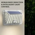 thumbnail image 4 of 1Pc Three-side 100 LED Solar Lamp Solar Light Body Induction Lamp LED Lamp Solar Induction Wall Lamp Street Waterproof Outdoor Garden Landscape Lamp, 4 of 7