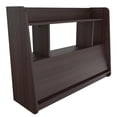 thumbnail image 5 of Pemberly Row Contemporary Wall Mounted Floating Desk in Espresso, 5 of 6