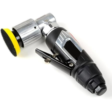 2" Angle Air Sander with Velcor Backing Pad 4-Speed 1500 RPM And Safety Trigger