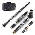 thumbnail image 4 of EASTROCK Clarinete Sib 17 teclas Material ABS Amplia gama de tonos Especialmente apto para principiantes y estudiantes con uso de herramientas y 2 barriles reemplazables, 4 of 5