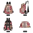 thumbnail image 2 of Cats Roses Floral Flowers Travel Laptop Backpack Casual Daypack Lightweight Bookbag Compartment for Business, 2 of 7