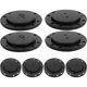 thumbnail image 5 of 6 pares de botones magnéticos, botones a presión para abrigos, broches invisibles, broches de presión, accesorios de costura para bricolaje (negro, diámetro 2,2 cm), 5 of 8