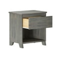 thumbnail image 5 of Max & Lily Solid Wood Farmhouse 1 Drawer Nightstand, Driftwood, 5 of 10