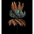 thumbnail image 4 of Solar Vertical Wind Spinner - Flying Lotus - 15"x15"x76", 4 of 5