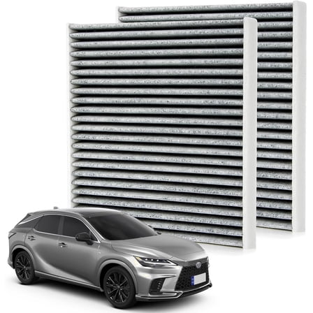 CF12157 CP157 Cabin Filter for Toyota Camry Corolla RAV4,Mazda CX-9, Lexus RX350,Activated Carbon Filters For Vehicle Passenger Compartments(2pcs)