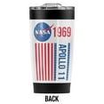 thumbnail image 2 of Nasa Apollo 11 1969 Flag Stainless Steel Tumbler 20 oz Coffee Travel Mug/Cup, Vacuum Insulated & Double Wall with Leakproof Sliding Lid | Great for Hot Drinks and Cold Beverages, 2 of 7