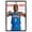 Black Framed Version, variant on NBA Oklahoma City Thunder - Shai Gilgeous-Alexander Feature Series 23 Wall Poster, 22.375" x 34"