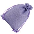 thumbnail image 3 of Inteprter 50 Uds. Bolsa de lino con cordón organizador de joyas bolsa de almacenamiento de té portátil para el hogar Almacenamiento y organización del hogar violeta 10x14cm Inteprter HA5722-29, 3 of 6