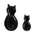 thumbnail image 1 of Youkk 2 Pieces ABS Animal Shape Hook Decorative Style Key Simple Self-adhesive Punch-free Replacement Bathroom Hanger Black 1Set, 1 of 6