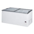 thumbnail image 1 of Summit NOVA53 60 3/4" Mobile Ice Cream Freezer w/ (4) Wire Storage Baskets - White, 115v, 1 of 5