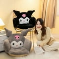 thumbnail image 6 of Sunshine Girl Sanrio Kuromi & Cinnamoroll Plush Seating Cushion, 45cm, Black, 6 of 19