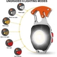 thumbnail image 2 of Mini Portable Work Light Rechargeable Flashlight 800 Lumen Keychain Inspection Lights, with Bottle Opener, Magnetic Base, for Camping/Repair/Emergency, 2 of 5