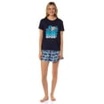 thumbnail image 2 of Disney Womens' Lilo & Stitch Wipeout Short Sleeve and Short Sleep Pajama Set, 2 of 7