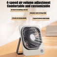 thumbnail image 6 of XGFHYJEH Desk Fan, Small Fan, Tabletop Fan, Small Desk Fan, Small Fans for Desk, Desk Fans for Home, Desk Fans Small Quiet, Portable Personal Electric Fan, Desk Fans under $15.00, 6 of 6