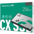 thumbnail image 5 of Unidad de Estado Solido SSD 2.5 256GB TEAMGROUP CX2 SATA III 520/430 MB/s T253X6256G0C101 gris, 5 of 5
