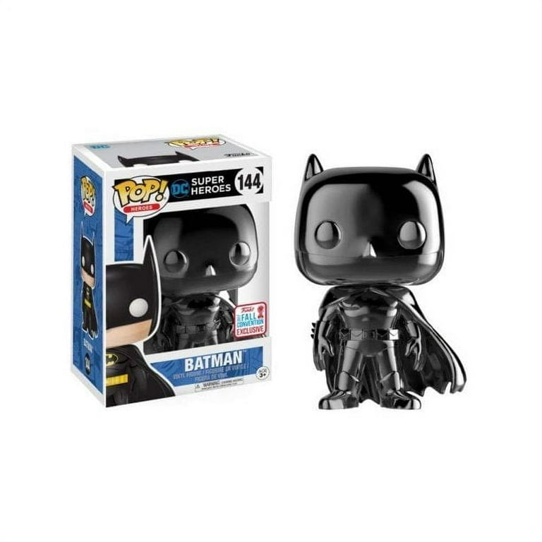 Funko Pop! DC Super Heroes Batman #144 Black Chrome Fall