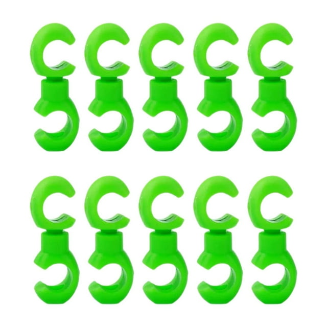 10 abrazaderas para cables de bicicleta, compactas y de mantenimiento, para cables de freno de bicicleta BMX. Verde