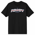 thumbnail image 6 of Western Howdy Men's Black Short Sleeve Crew Neck Tee-Medium, 6 of 7