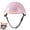 Pink, variant on Dog Helmets for Extra-Small to Small Dogs, Pet Motorcycle Helmet Hat with Ear Holes,Adjustable Straps Safety Helmetfor Outdoor Motorcycing Biking Travelling Exploring