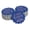 Blue, variant on Inkdotpot Silver Foil Paper Hang Tags Hugs & Kisses From The Wedding Favor Tags 100 Piece