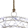 thumbnail image 6 of Northlight LED Lighted Hanging Christmas Wreath Decorations - 18" - Set of 2 - Cool White Lights, 6 of 7