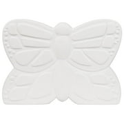 Hello Hobby Ceramic Paintable Bank Butterfly Figurine, 6" x 4.25" x 2.5" White Craft Base, New