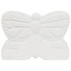 Hello Hobby Ceramic Paintable Bank Butterfly Figurine, Height 6" White Craft Base