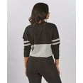 thumbnail image 2 of Boxercraft T15 Women's Cropped Retro Jersey-Black/Oxford-M, 2 of 2