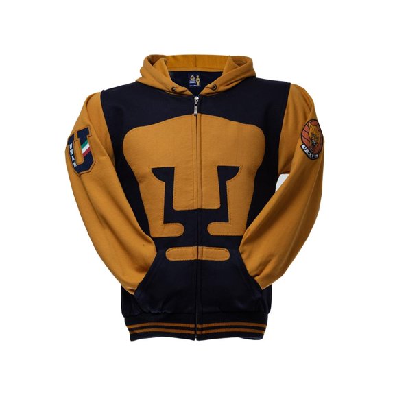 Chamarra Pumas Old School Sports Para Hombre Talla M Azul marino/dorado