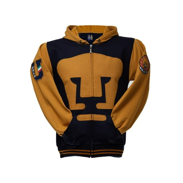Chamarra Pumas Old School Sports Para Hombre Talla GD Azul marino/dorado