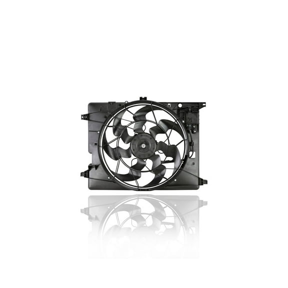 Engine Cooling Fan Assembly - Cooling Direct Compatible/Replacement for '17-17 Hyundai Genesis G80, 15-16 Genesis Sedan 3.8/5.0-Liter - 25380B1280