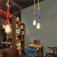 thumbnail image 4 of Wweixi Ceiling Lamp Vintage Metal Pendant Light bar pendant light Coffee Bar Rope Pendant Light Home Lighting Decoration, Red, 4 of 9