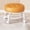 Orange, variant on Wheeled Low Stool for Home Use | Rolling Shoe Stool with Casters | Multifunctional Small Seat for Sitting, Working, Sewing | Plastic and Sponge Mobile Stool for Living Room, Bedroom
