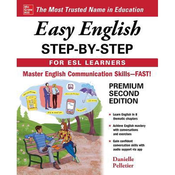 Pre-Owned Easy English Step-by-Step for ESL Learners, Second Edition (Paperback) by Danielle Pelletier DePinna