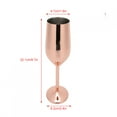 thumbnail image 1 of Copas de champán Copa de vino de acero inoxidable 304 para beber ANGGREK  Otros, 1 of 8