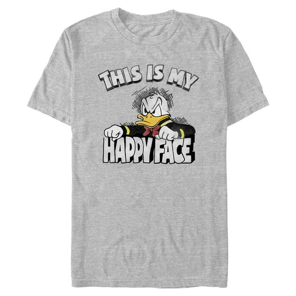 Mens Mickey & Friends Donald My Happy Face T Shirt