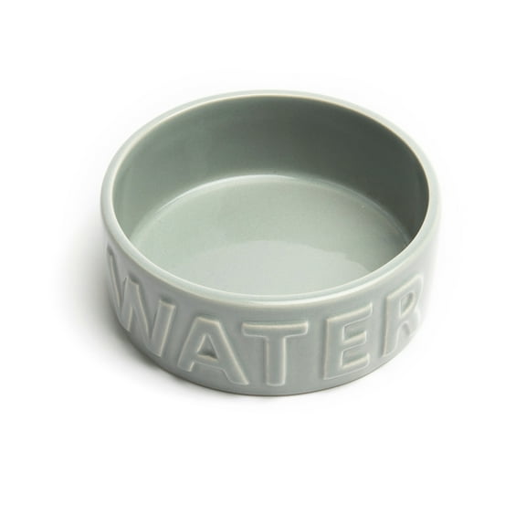 Park Life Designs Pet Bowl | Classic Water (Small, Grey)