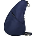 thumbnail image 3 of AmeriBag 10" Microfiber Crosbody Sling Baglett (Navy), 3 of 8
