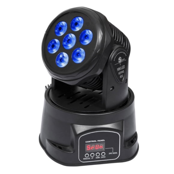 Cabeza Movil Techlinks Wash Mini Led Alta Velocidad DMX Audio Slave Multicolor