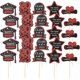 thumbnail image 3 of 30Pcs Assorted Graduation Cake Decoration Cupcake Toppers Synthetic Material for Graduation Party, 3 of 4
