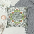 thumbnail image 2 of Aesthetic Floral Throw Pillow Covers Bohemian Mandala Pillow Covers for All Ages, Paisley Flower Cushion Covers, Boho Cushion Cases Green White Grey, 2 of 5