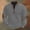 Gray, variant on Tshirts for Men Baggy Vintage T Shirts Big And Tall Shirts Zip-Up Shirts Long Sleeve Henley Green Men Shirts Casual,S