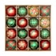 thumbnail image 4 of 16x Bolas Navideñas Adornos Navideños Colgantes Bolas Colgantes Rojo Verde Oro, 4 of 9