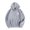 Grey, variant on LUOGENLI Hoodies for Men Zip up Navy Blue Male and Women Autumn and Winter Solid Color Coconut Tree Printing Sweater Hooded Long Sleeve Pocket Sweater Men Hoodies Design Grey Size S