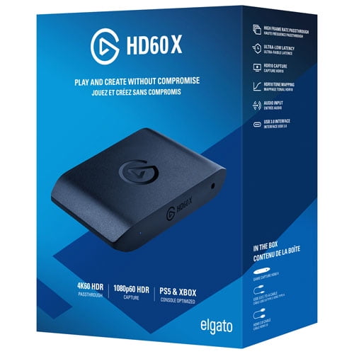 elgato HD60 X ビデオキャプチャー Elgato HD60 X External Capture Card - Video capture adapter - USB