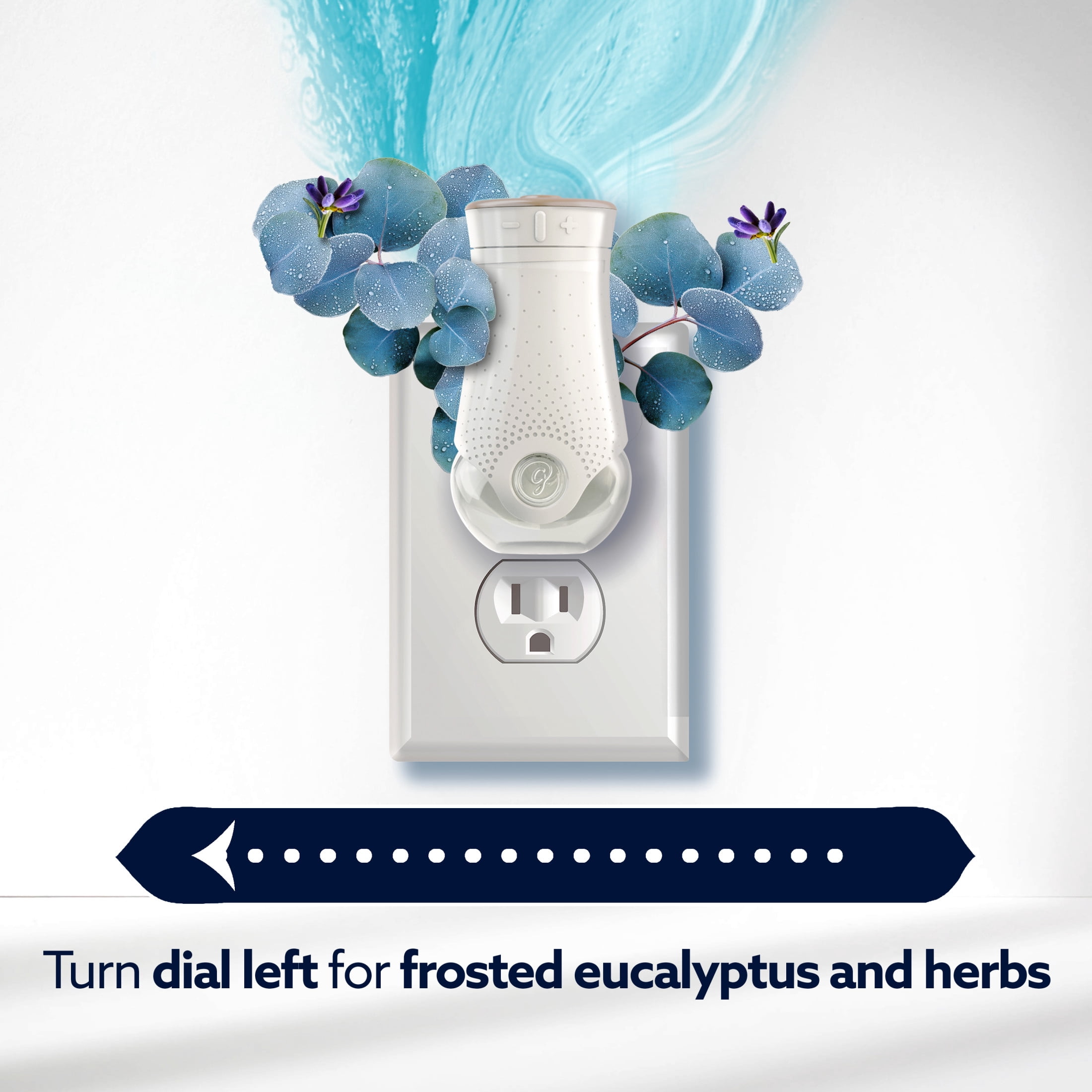 Glade® PlugIns® Refills with CustomScent Technology, Eucalyptus & Waterlily, 5 Refills
